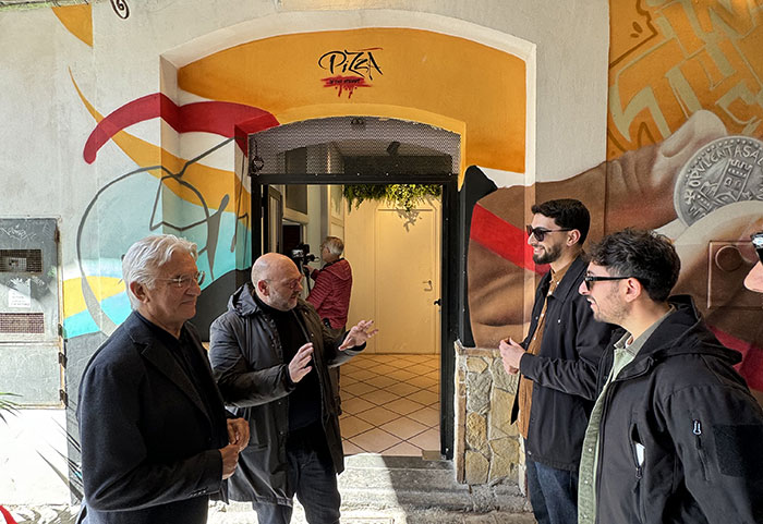 Salerno: inaugurato il murales dall'artista Giuseppe De Martino in Via Mazza